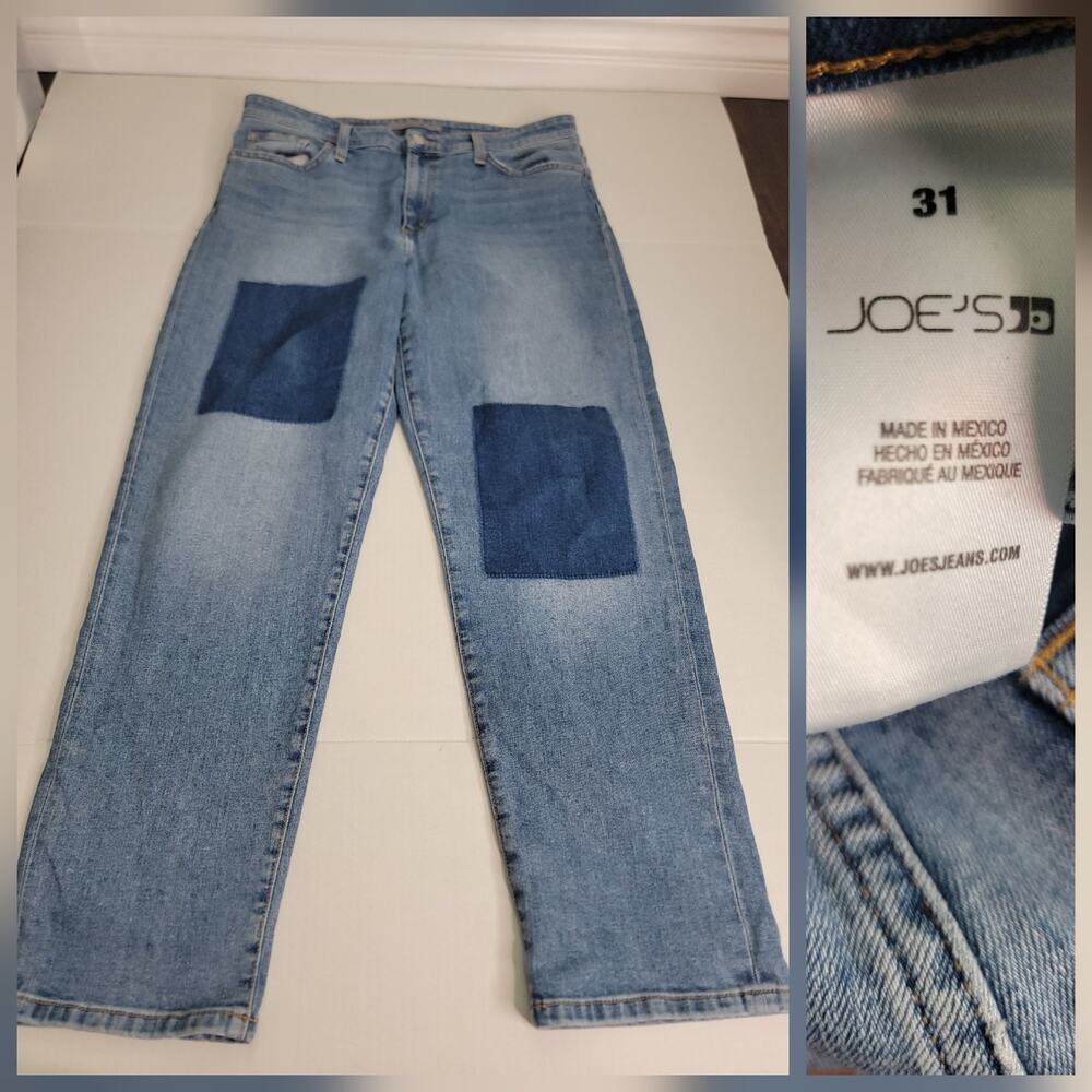 Joes Jeans Inana Women Sz 31 Straight Relaxed Medium Wash Denim Jeans